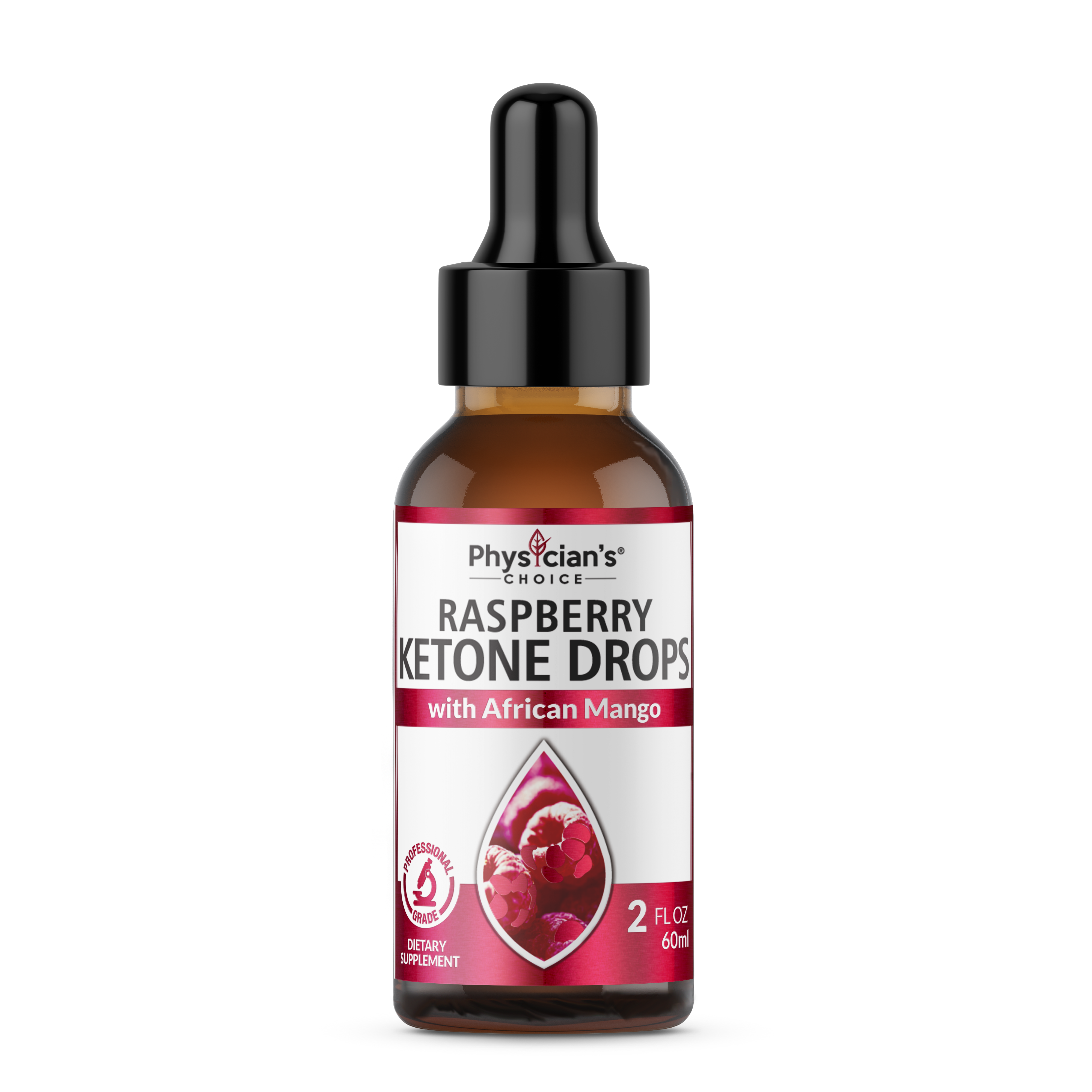 Raspberry Ketone Drops - Physician's Choice